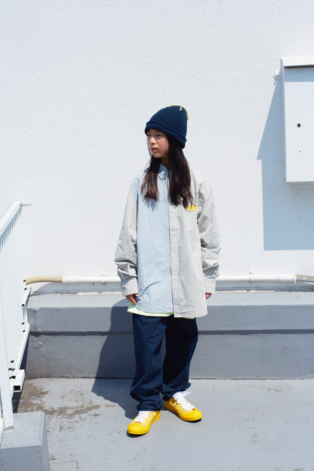 MIN-NANO×frankygrow<br>ミンナノ×フランキーグロウ<br>HORSE CLOTH VINTAGE TEPERED PANTS<br>MF25FWBT-007