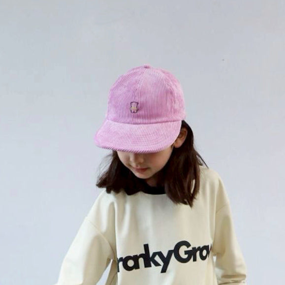 MIN-NANO×frankygrow<br>ミンナノ×フランキーグロウ<br>【26awご予約】<br>CORDUROY CAP<br>MF26FWHT-003