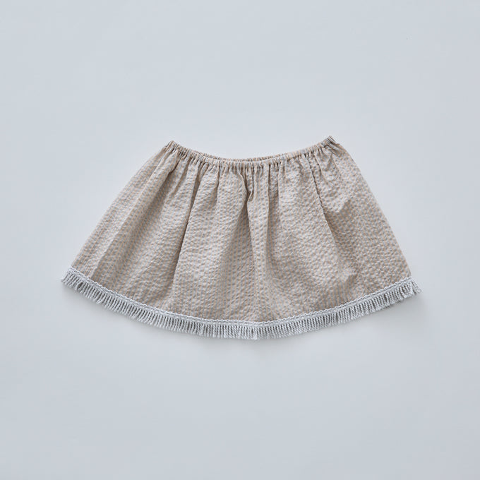 eLfinFolk <br>エルフィンフォルク<br>Miracle wave Striped mini Skirt<br>elf-251F34