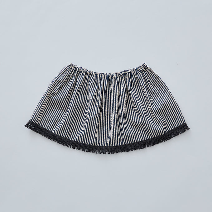 eLfinFolk <br>エルフィンフォルク<br>Miracle wave Striped mini Skirt<br>elf-251F34