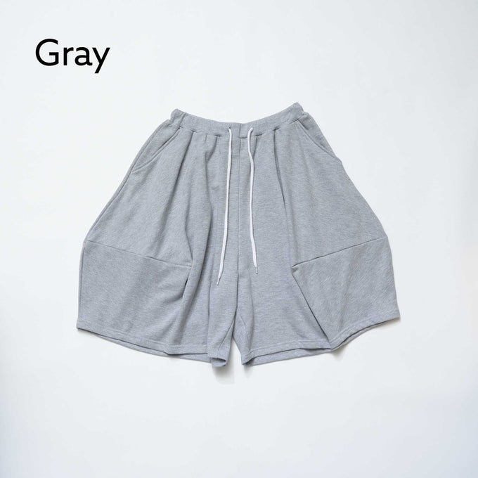 NUNUFORME<br> ヌヌフォルム<br>【27ssご予約 2月入荷予定】<br>スウェットショートポインテッドパンツ<br>ns-859-700