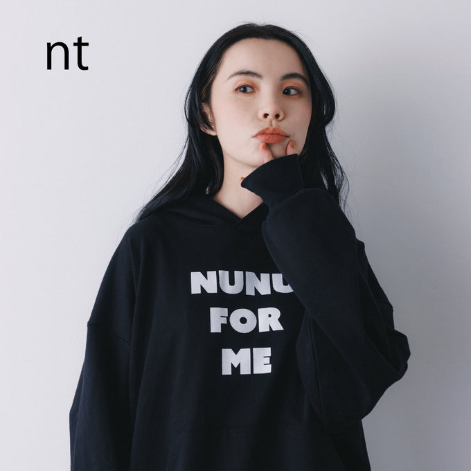 NUNUFORME<br> ヌヌフォルム<br>【26awご予約 8月入荷予定】<br>Nプリントパーカ<br>nt26-006-15