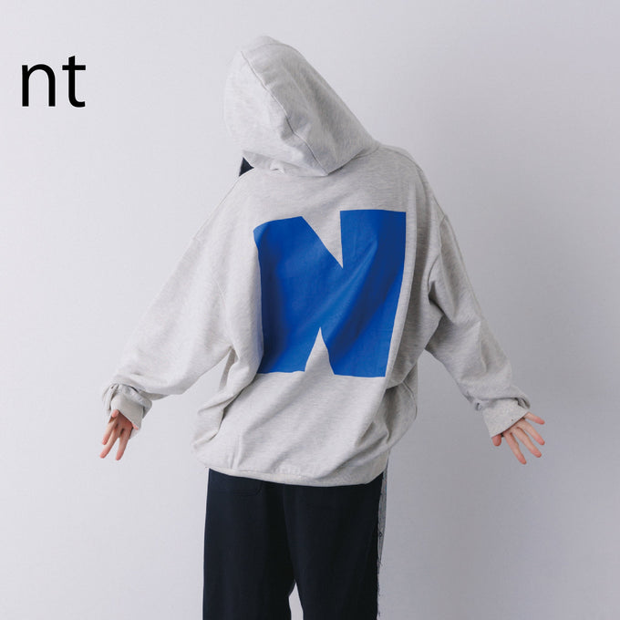 NUNUFORME<br> ヌヌフォルム<br>【26awご予約 8月入荷予定】<br>Nプリントパーカ<br>nt26-006-15