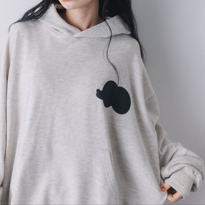 NUNUFORME<br> ヌヌフォルム<br>【26awご予約 8月入荷予定】<br>Graffiti hoodie<br>nt26-006-16