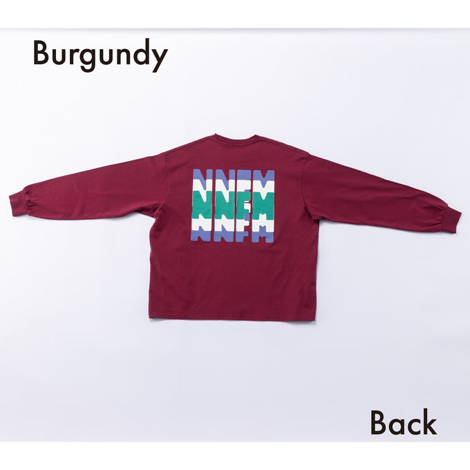 NUNUFORME<br> ヌヌフォルム<br>【26awご予約 8月入荷予定】<br>トリコロールロゴ ロングスリーブT<br>nt26-007-05