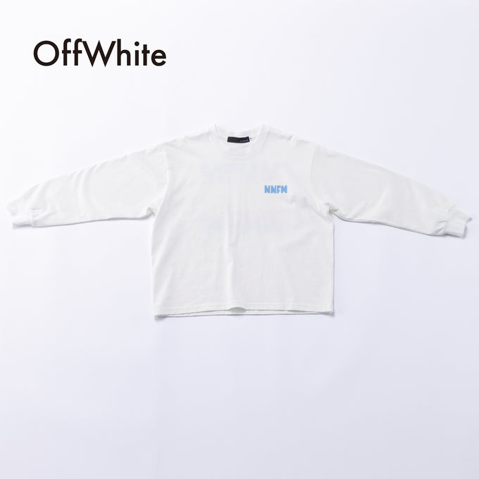 NUNUFORME<br> ヌヌフォルム<br>【26awご予約 8月入荷予定】<br>トリコロールロゴ ロングスリーブT<br>nt26-007-05