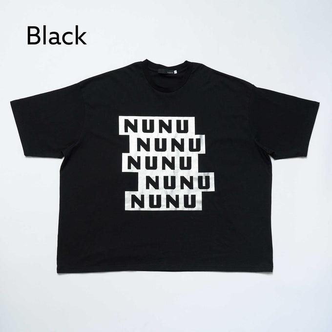 NUNUFORME<br> ヌヌフォルム<br>【27ssご予約 7月入荷予定】<br>ブロックロゴT<br>nt27-005-04