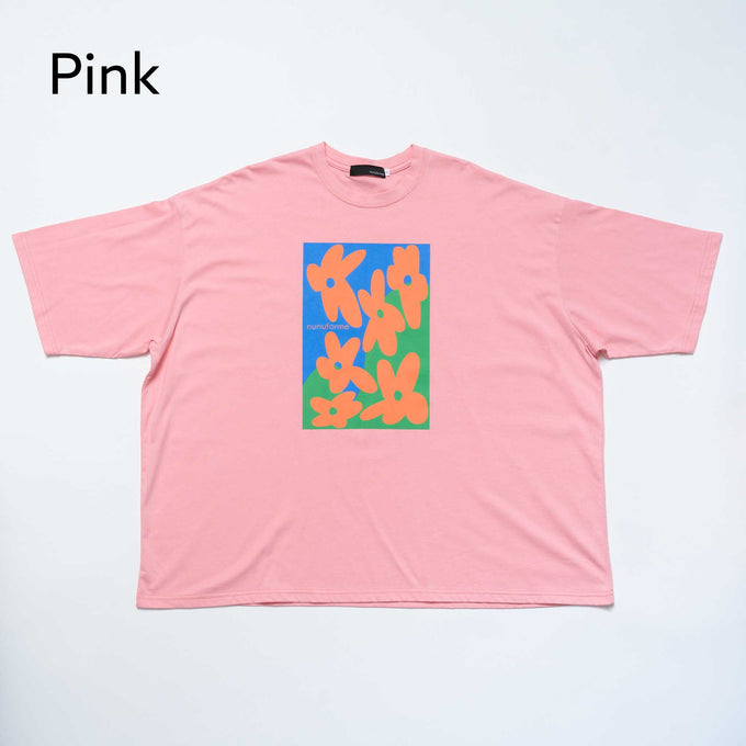 NUNUFORME<br> ヌヌフォルム<br>【27ssご予約 2月入荷予定】<br>フラワーペイントT<br>nt27-005-16