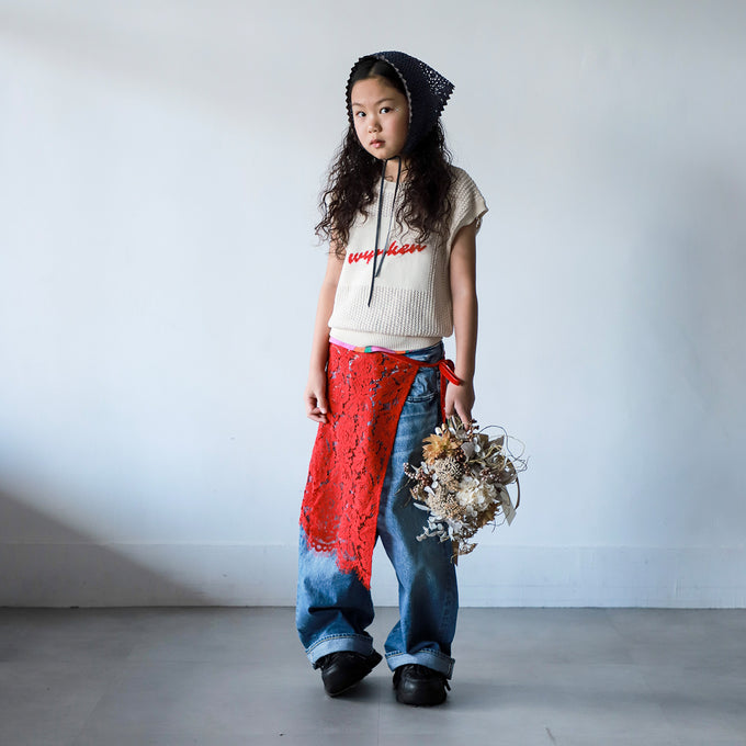 TOBOGGAN<br> トボガン<br>【26ssご予約-追加生産分-5月中旬入荷予定】<br>lace omaki