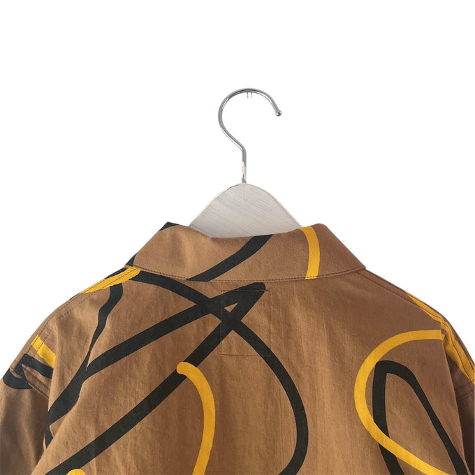 MIN-NANO×frankygrow<br>ミンナノ×フランキーグロウ<br>PATTERNED COVERALL – HORSE CLOTH VINTAGE<br>MF25FWOT-002