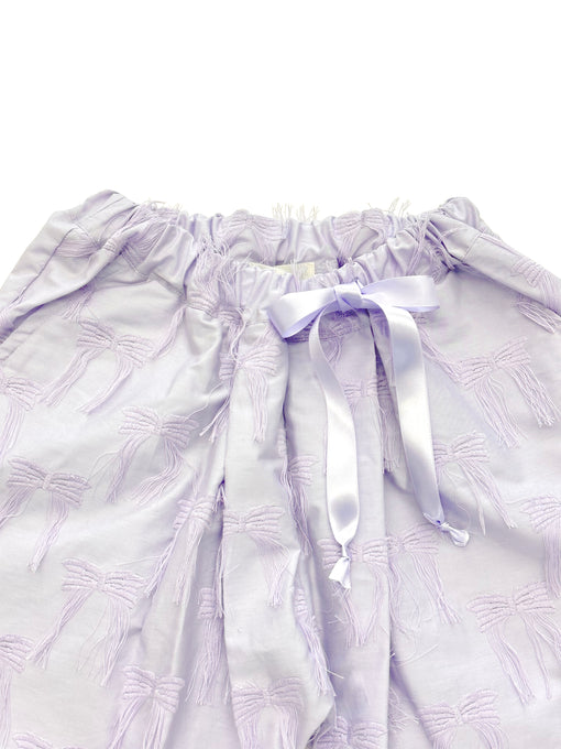 UNIONINI<br>ユニオニーニ<br>ribbon short pants<br>PT-086