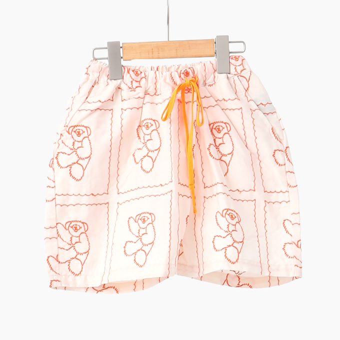 UNIONINI ユニオニーニ<br>PT-086<br>teddybear short pants