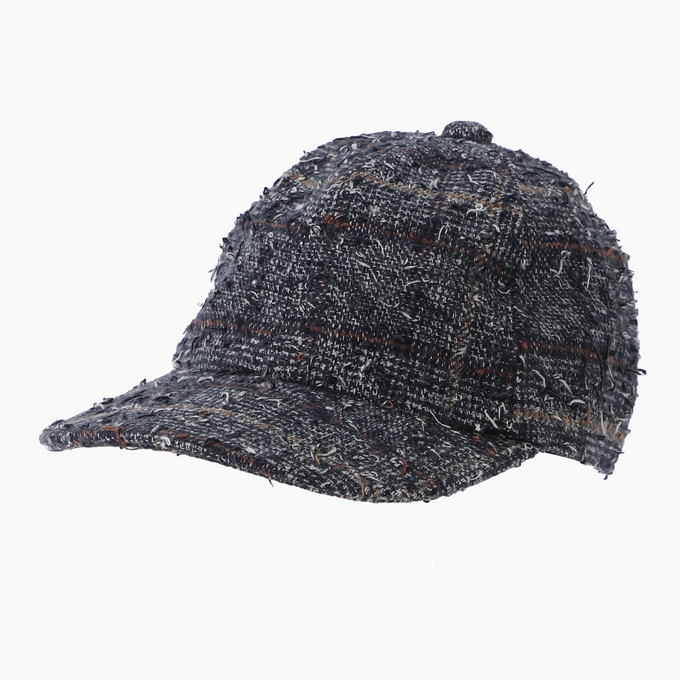 frankygrow<br>フランキーグロウ<br>NEEDLE PUNCHED COTTON TWEED CHECKED CAPキャップ<br>25SHT-138