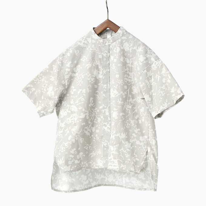 MOUN TEN.マウンテン<br>leaf camo SS shirt<br>lMS29-1526