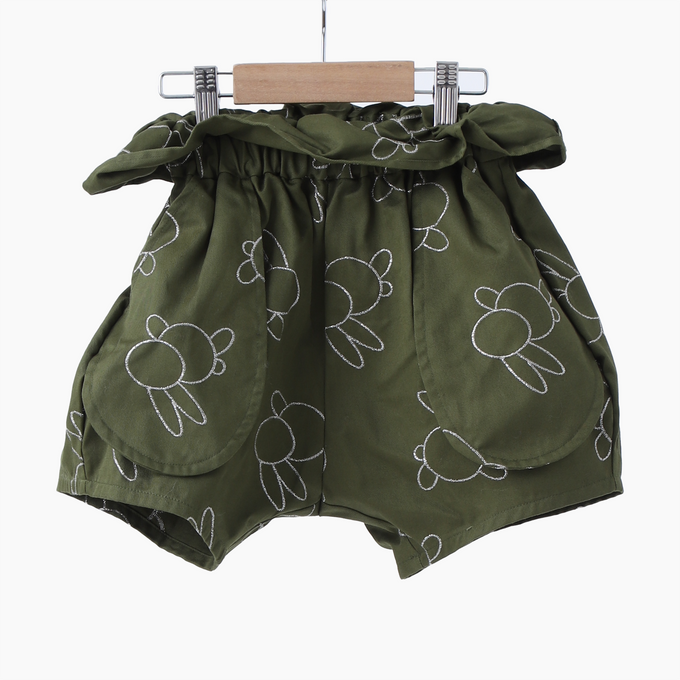 UNIONINI ユニオニーニ<br>embroidery short pants<br>PT-110