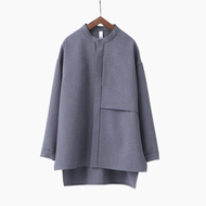 【125,140cmのみ】MOUN TEN. マウンテン<br>polyester canapa pocket shirt<br>MS26-1106g