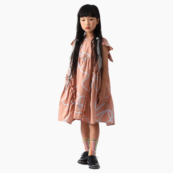 frankygrow フランキーグロウ<br>FRG+SB BACK RIBBON SAILOR COLLAR DRESS<br>24SOP-252