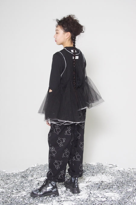 UNIONINIユニオニーニ<br>embroidery long pants<br>PT-089