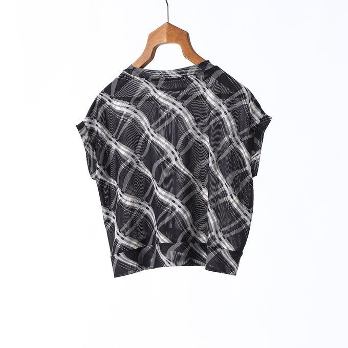 TOBOGGAN<br> トボガン<br>【26ssご予約5月中旬入荷予定】<br>sheer half vest