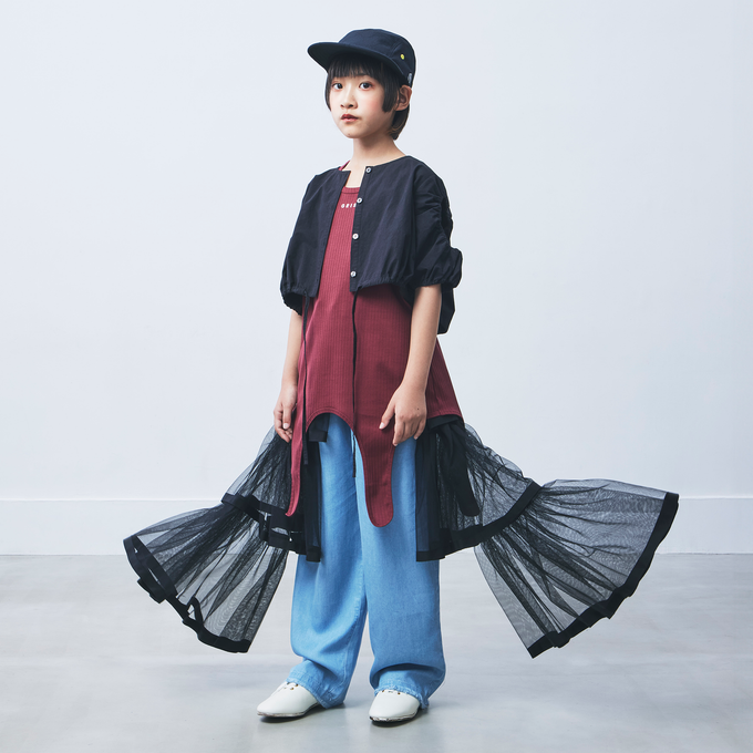 TOBOGGAN<br> トボガン<br>【27ssご予約 11月下旬入荷予定】<br>furi flare tulle(1st collection revival)