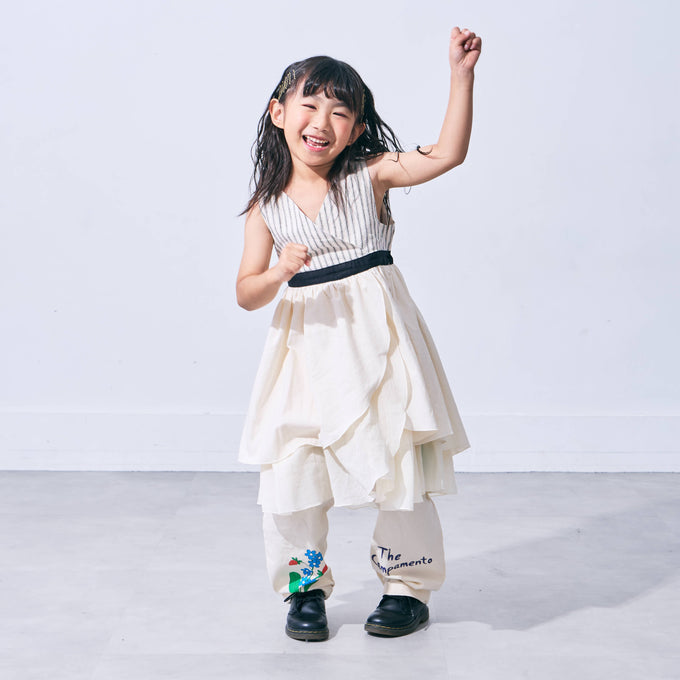 The Campament ザカンパメント <br>Drawings Ecru Trousers<br>TC-SS26-68