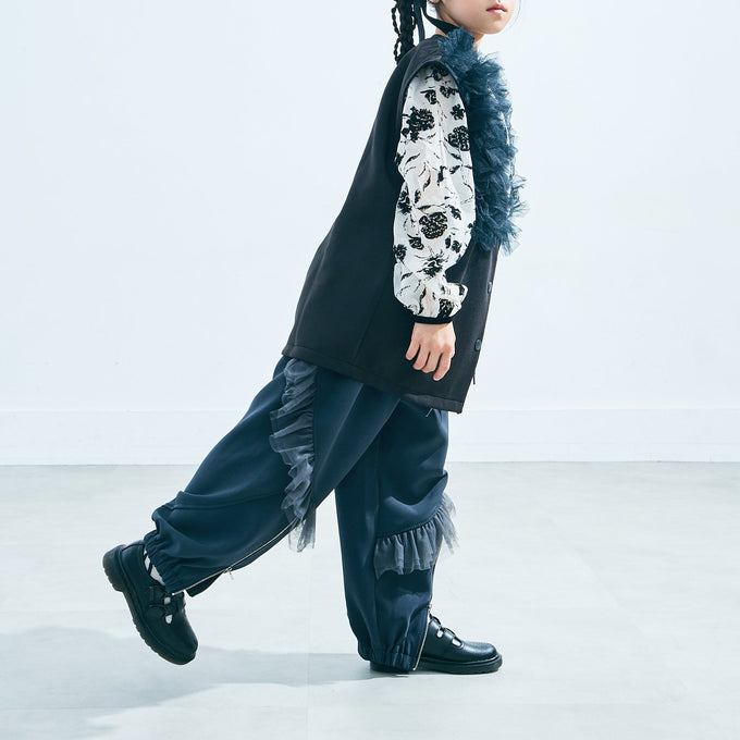 TOBOGGAN<br> トボガン<br>【26ssご予約2月上旬入荷予定】<br>frill zip pants