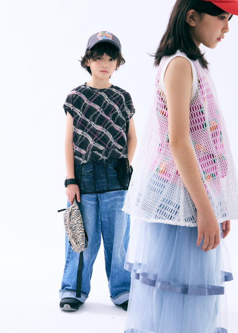 TOBOGGAN<br> トボガン<br>【26ssご予約5月中旬入荷予定】<br>sheer half vest