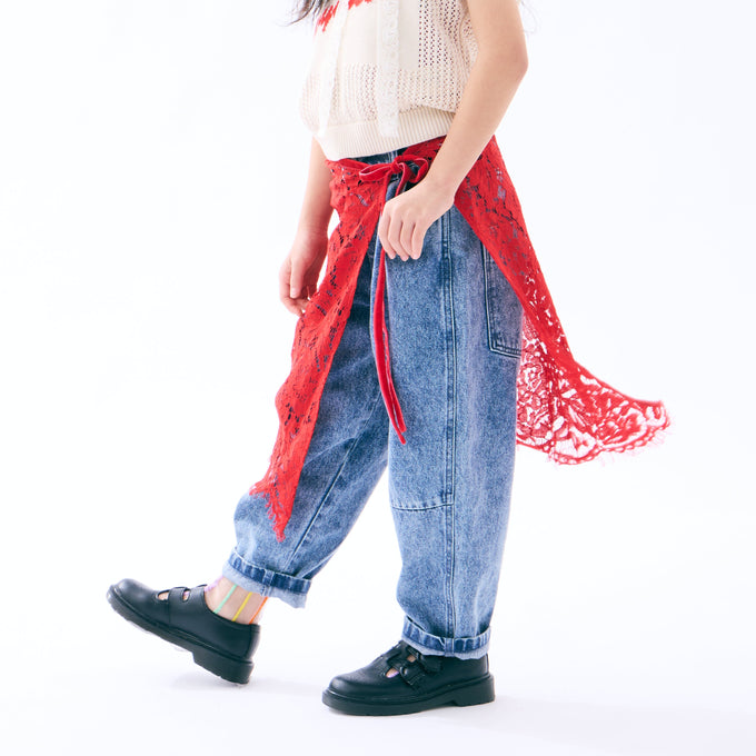 TOBOGGAN<br> トボガン<br>【26ssご予約-追加生産分-5月中旬入荷予定】<br>lace omaki