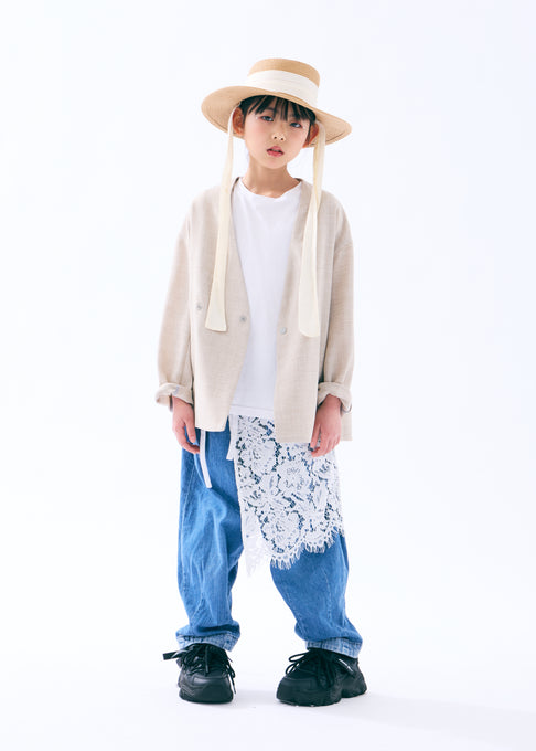 TOBOGGAN<br> トボガン<br>【26ssご予約-追加生産分-5月中旬入荷予定】<br>lace omaki