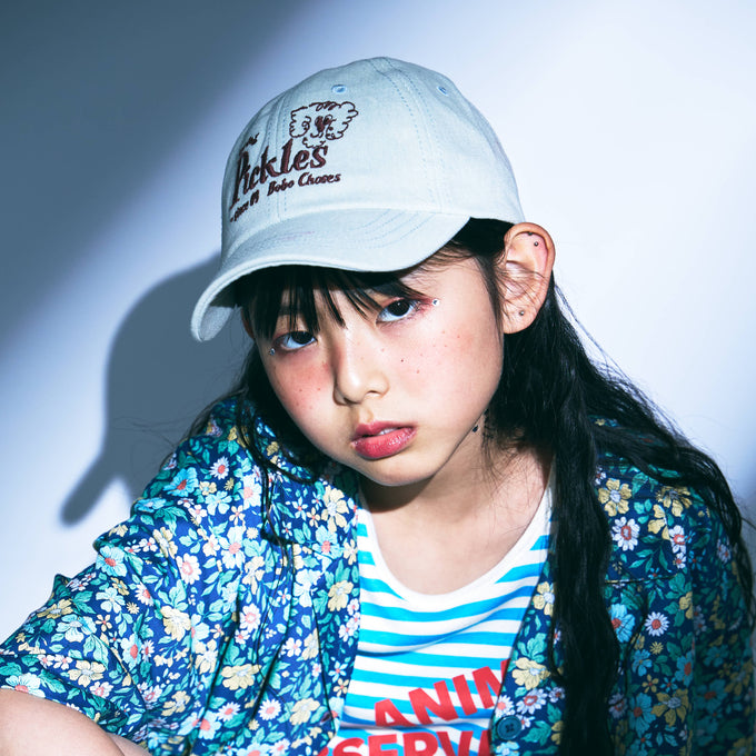 BOBOCHOSES<br>ボボショセス<br>Pickles The Dog denim cap<br>B126AI013