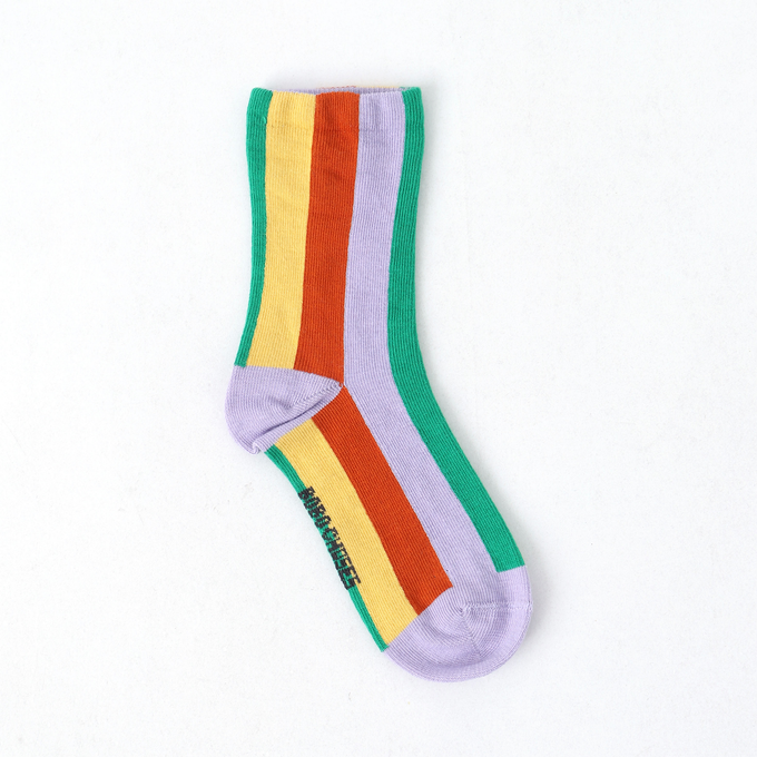 BOBOCHOSES ボボショーズ<br>Color Stripes long socks