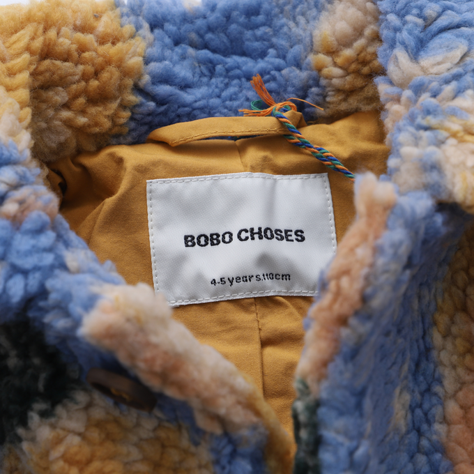 BOBOCHOSES ボボショーズ, 222AC121, Shadows jacquard sheepskin jacket, シープスキンジャケット