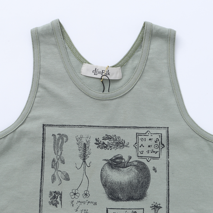 eLfinFolk エルフィンフォルク<br>elf-231F03<br>Herbarium Tanktop