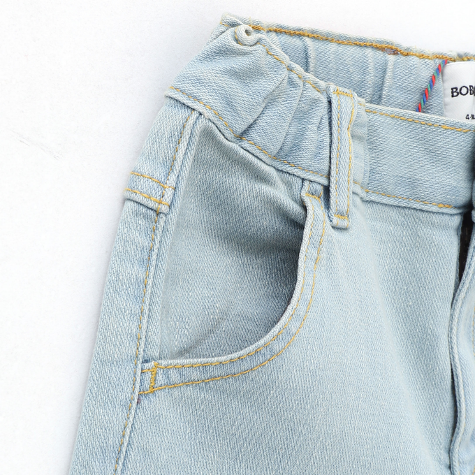 BOBOCHOSES ボボショーズ<br>Bobo Choses color block denim bermuda shorts