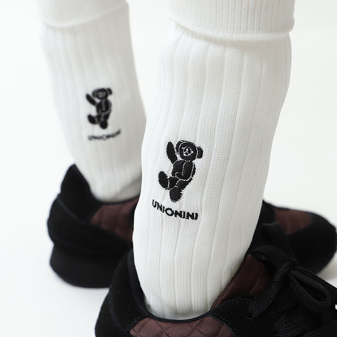 UNIONINI<br>over-knee teddybear socks<br>［ニーハイテディベアソックス］