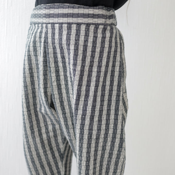 PARK MADE IN KYOTO<br>Side tuck Pants<br>しじら織ver. Type2