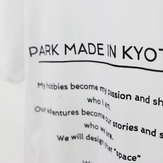PARK MADE IN KYOTO<br>コンセプトTシャツ