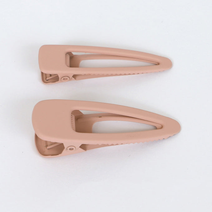 Grech &co.<br>Matte Clips Set of 2 stone<br>ヘアクリップ2点セット