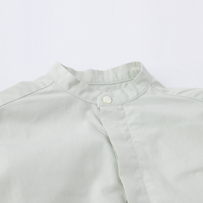EAST END HIGHLANDERS<br>Silk Collarless Shirt Onepiece<br>シルクカラーレスシャツワンピ