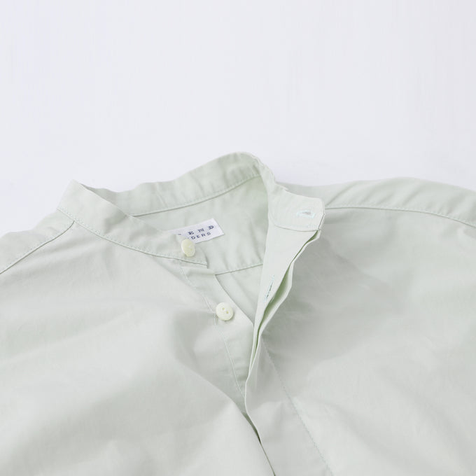 EAST END HIGHLANDERS<br>Silk Collarless Shirt Onepiece<br>シルクカラーレスシャツワンピ
