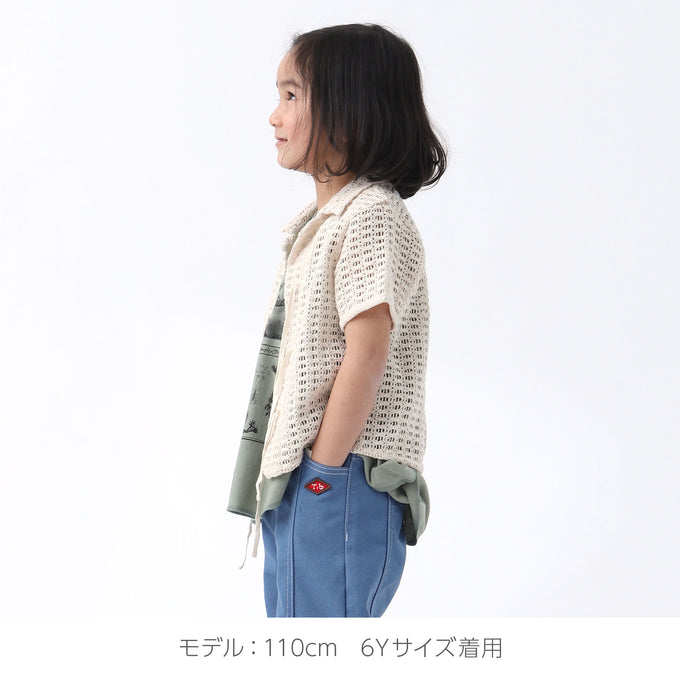 the new society, Lia Shirtカギ編みシャツ, 439612021