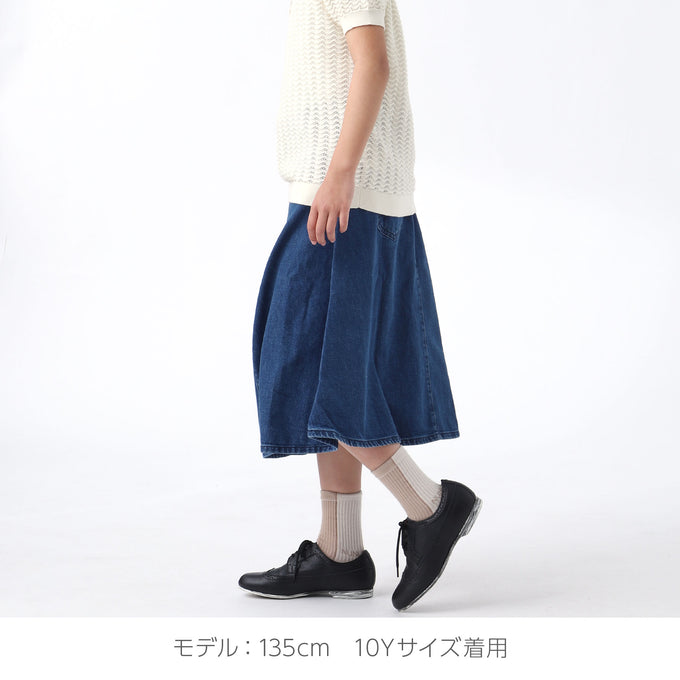 the new society<br>Allegria Special Skirt刺繍デニムスカート<br>439612741