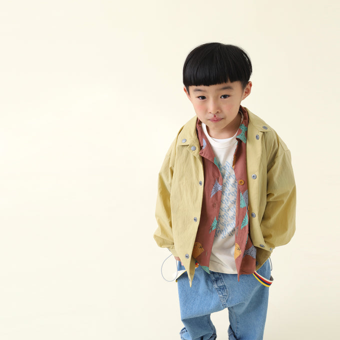 MOUN TEN. マウンテン<br>stretch nylon shirt blouson <br>23S-MB22-1311a