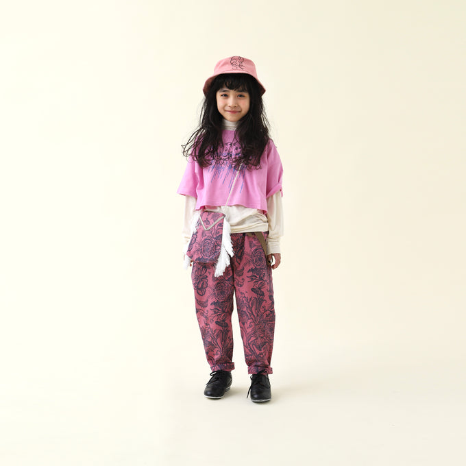 eLfinFolk エルフィンフォルク<br>elf-231F14<br>FLORA twill suspenders pants