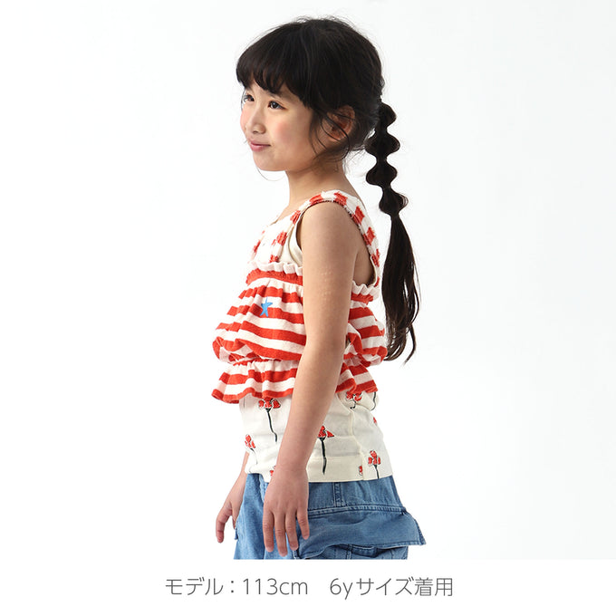 piupiuchic ピウピウチック<br>SS23.JRS2313A<br>stripesパイルビスチェ