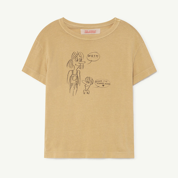 TAO, S22002_254_AY ROOSTER KIDS+ T-SHIRT, GOOD ANIMAL Tシャツ