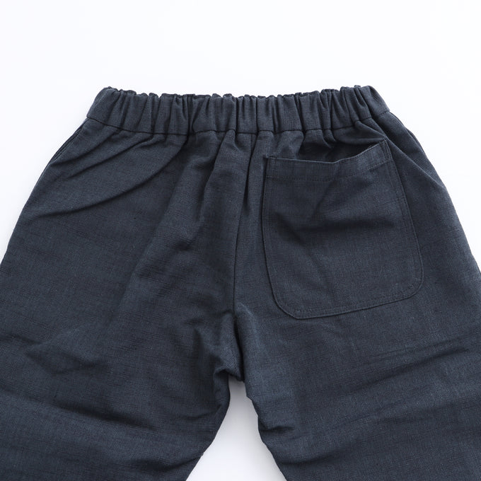 PARK MADE IN KYOTO<br>Side tuck Pants<br>久留米織スラブVer