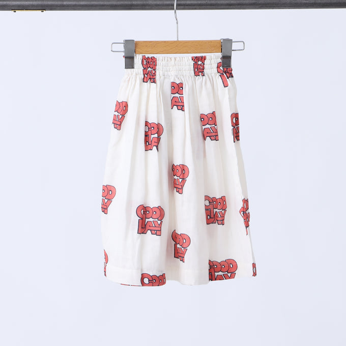 wynken<br>WK12W74B Long Line Deck Skirt 総柄スカート