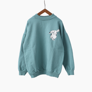 lotie kids<br>W22-85-32<br>Sweatshirts 胸元プリントスウェット