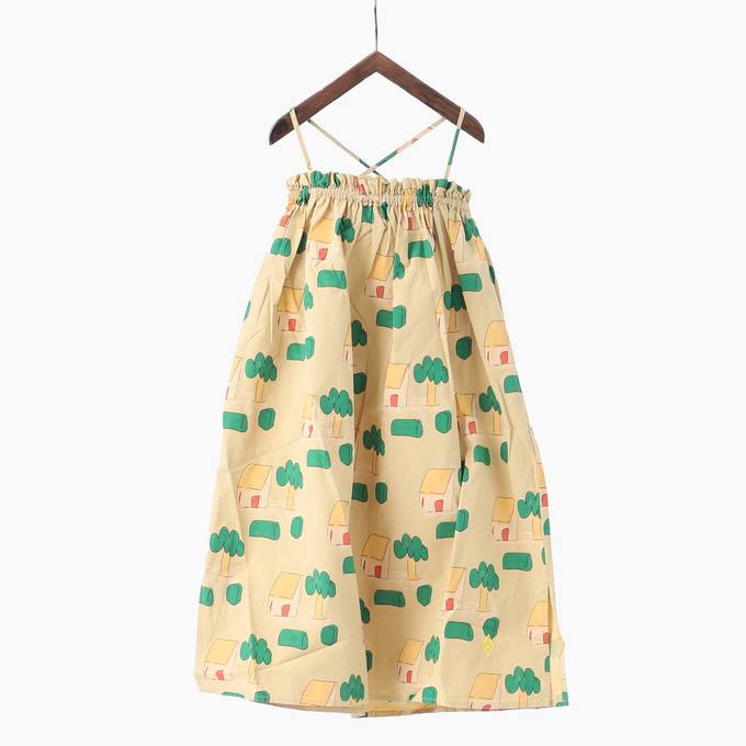 【THE ANIMALS OBSERVATORY】長袖プリーツワンピース 12 子供服 ブランド サイズ キッズ 高級 THE ANIMALS OBSERVATORY